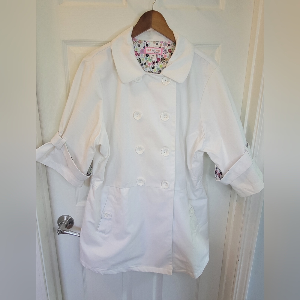 White Koi Lab Coat